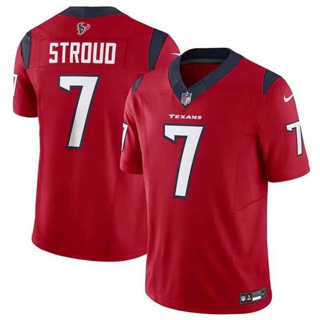Men & Women & Youth Houston Texans #7 C.J. Stroud Red 2023 F.U.S.E Vapor Untouchable Jersey